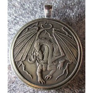 The Norse Dragon HIGH RELIEF Coin/Pendant